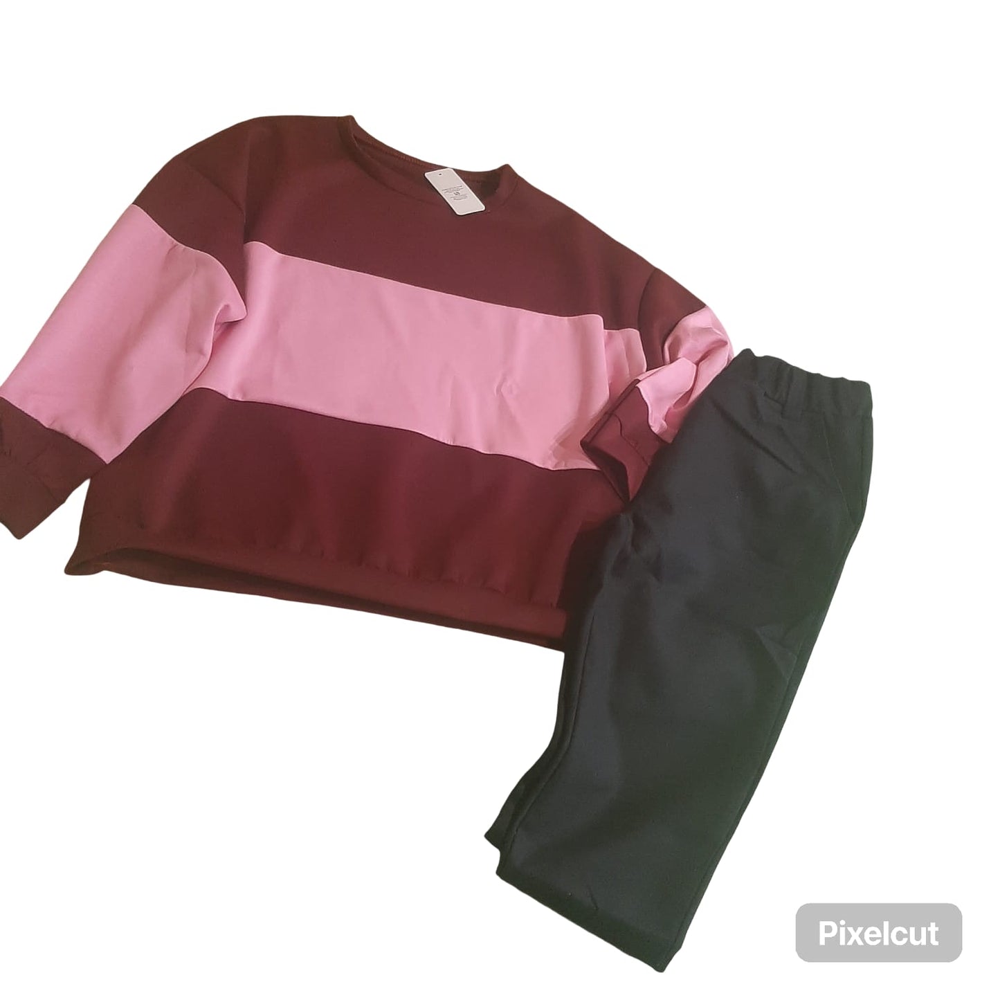 Completo rigato chic